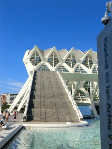Die Ciudad de las Artes y las Ciencias (Stadt der Künste und Wissenschaften) in Valencia