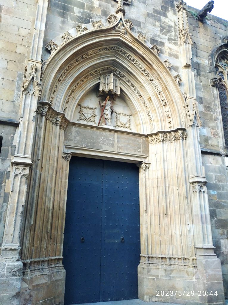 Kirchenportal Barcelona, gotisches Viertel